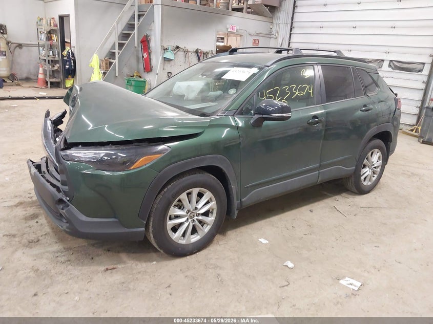 2026 Toyota Corolla cross VIN 7MUCAABG9TV162677 IAAI salvage auction — RIGHT FRONT, Salvage Title, sold $4,800 on 2026-07-09 (photo 2)