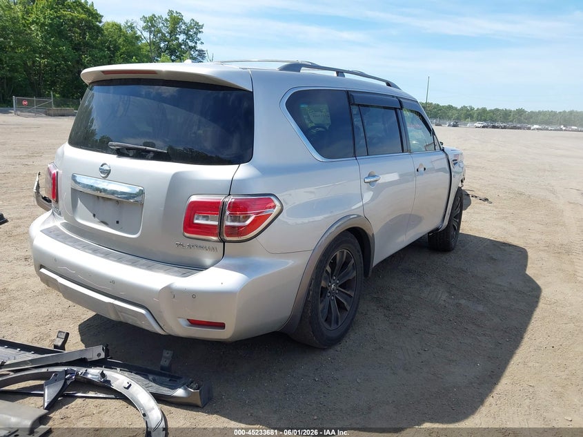 2017 Nissan Armada VIN JN8AY2NE9H9708126 IAAI salvage auction — FRONT END, Salvage Title, sold $5,950 on 2026-07-15 (photo 4)