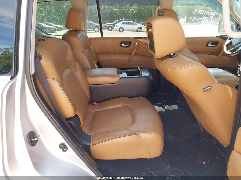2017 Nissan Armada VIN JN8AY2NE9H9708126 IAAI salvage auction — FRONT END, Salvage Title, sold $5,950 on 2026-07-15 (photo 8)