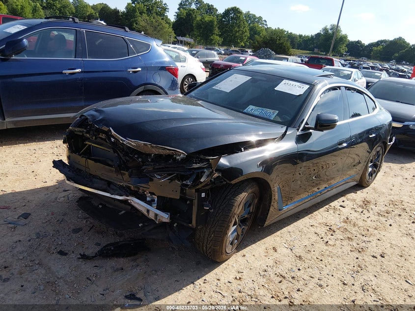 2024 BMW I4 VIN WBY73AW04RFT17257 IAAI salvage auction — FRONT END, Salvage (North Carolina), sold $9,550 on 2026-09-03 (photo 2)