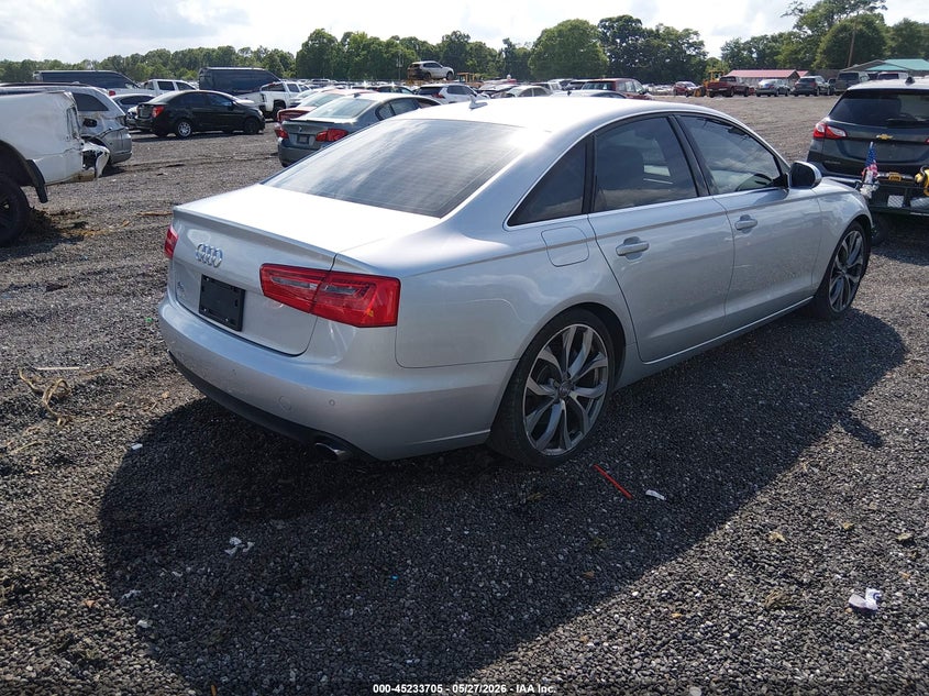 2014 Audi A6 VIN WAUGFAFC6EN059579 IAAI salvage auction — FRONT END, Salvage Title, sold $2,000 on 2026-07-14 (photo 4)