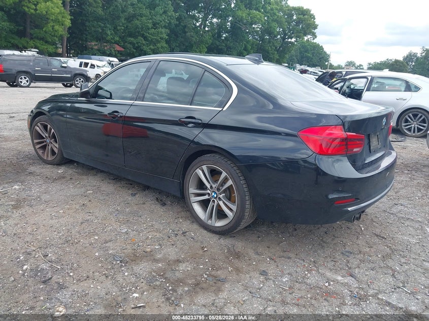2016 BMW 3er VIN WBA8E9C57GK604026 IAAI salvage auction — FRONT END, Salvage Title, sold $875 on 2026-07-15 (photo 3)