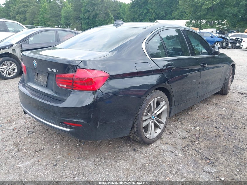 2016 BMW 3er VIN WBA8E9C57GK604026 IAAI salvage auction — FRONT END, Salvage Title, sold $875 on 2026-07-15 (photo 4)