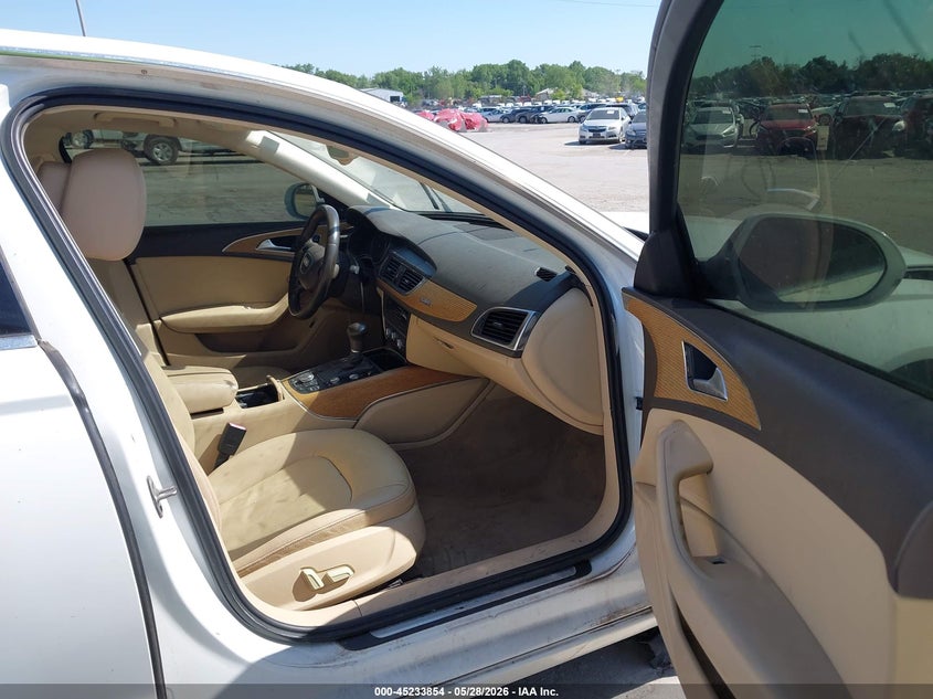 2013 Audi A6 VIN WAUGFAFC3DN080680 IAAI salvage auction — FRONT & REAR, Salvage (Illinois), sold $650 on 2026-07-14 (photo 5)