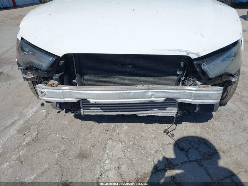 2013 Audi A6 VIN WAUGFAFC3DN080680 IAAI salvage auction — FRONT & REAR, Salvage (Illinois), sold $650 on 2026-07-14 (photo 6)