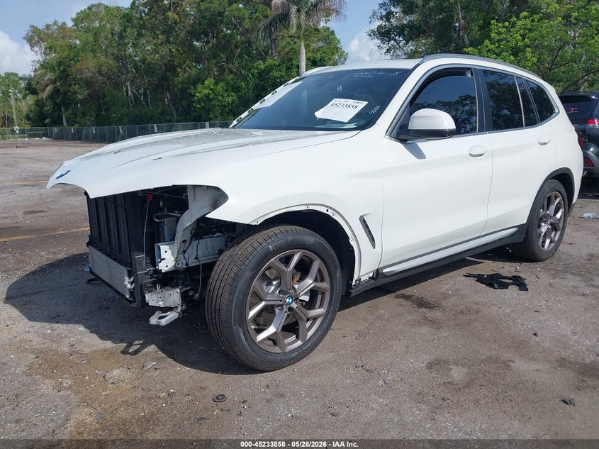 2024 BMW X3 VIN WBX47DP02RN266777 IAAI salvage auction — FRONT END, Rebuildable (Florida), sold $11,750 on 2026-07-13 (photo 2)