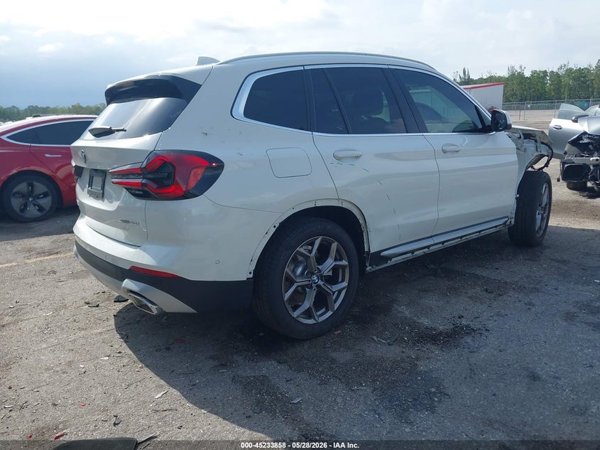2024 BMW X3 VIN WBX47DP02RN266777 IAAI salvage auction — FRONT END, Rebuildable (Florida), sold $11,750 on 2026-07-13 (photo 4)