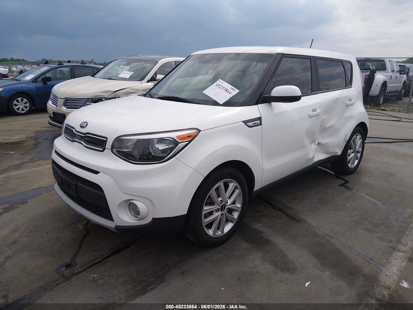 2019 Kia Soul VIN KNDJP3A52K7696706 IAAI salvage auction — LEFT SIDE, Salvage Title, sold $25 on 2026-07-29 (photo 2)