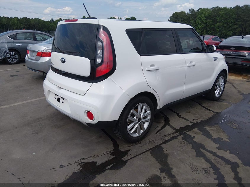 2019 Kia Soul VIN KNDJP3A52K7696706 IAAI salvage auction — LEFT SIDE, Salvage Title, sold $25 on 2026-07-29 (photo 4)