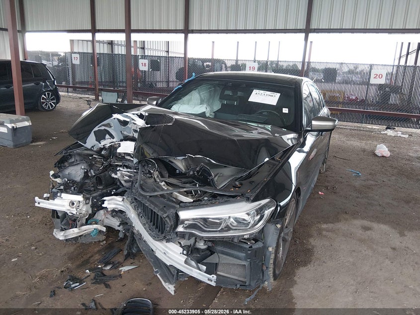 2018 BMW 5er VIN WBAJB9C58JB286922 IAAI salvage auction — FRONT END, Salvage Title, sold $3,800 on 2026-07-21 (photo 2)
