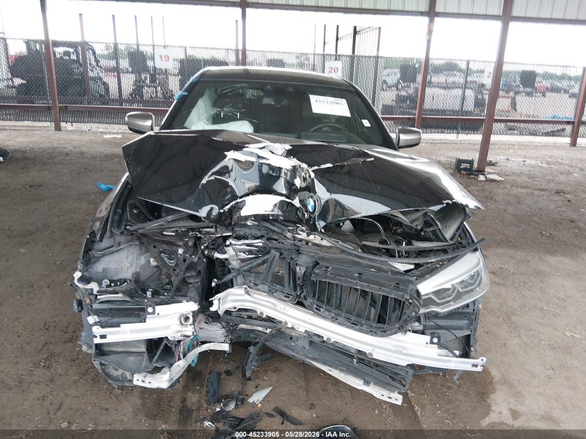 2018 BMW 5er VIN WBAJB9C58JB286922 IAAI salvage auction — FRONT END, Salvage Title, sold $3,800 on 2026-07-21 (photo 6)