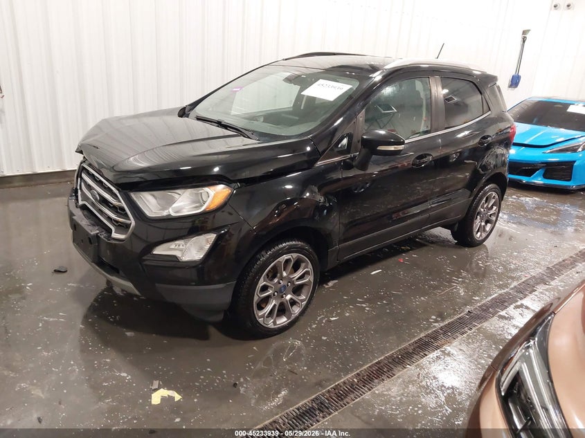 2018 Ford Ecosport VIN MAJ6P1WL5JC181003 IAAI salvage auction — FRONT END, Salvage Title, sold $825 on 2026-07-16 (photo 2)
