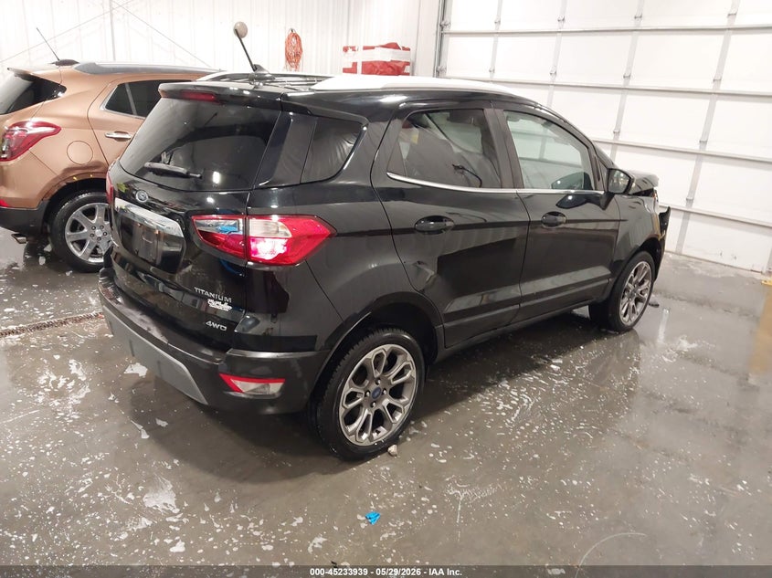 2018 Ford Ecosport VIN MAJ6P1WL5JC181003 IAAI salvage auction — FRONT END, Salvage Title, sold $825 on 2026-07-16 (photo 4)