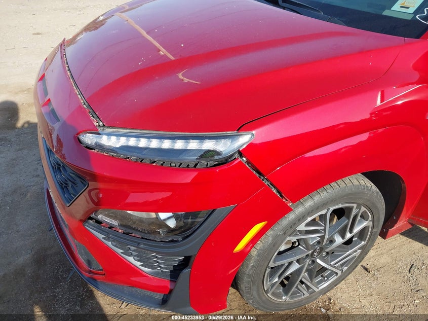 2023 Hyundai Kona VIN KM8K3CA3XPU939049 IAAI salvage auction — FRONT END, Salvage Title, sold $1,850 on 2026-07-14 (photo 6)
