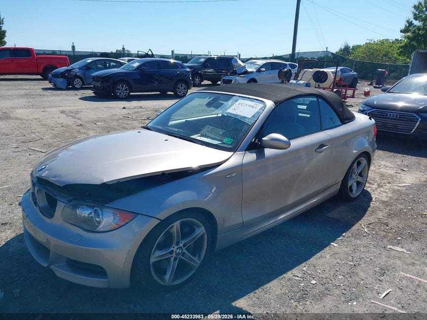 2009 BMW 1er VIN WBAUN93529VK40260 IAAI salvage auction — FRONT END, Clear (Virginia), sold $950 on 2026-07-20 (photo 2)