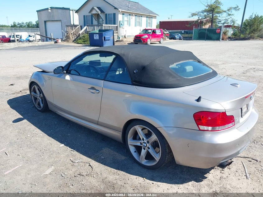 2009 BMW 1er VIN WBAUN93529VK40260 IAAI salvage auction — FRONT END, Clear (Virginia), sold $950 on 2026-07-20 (photo 3)