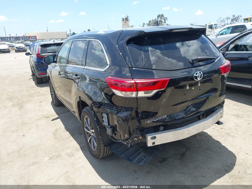 2019 Toyota Highlander VIN 5TDKZRFH8KS565659 IAAI salvage auction — REAR END, Salvage Title, sold $12,000 on 2026-07-09 (photo 3)