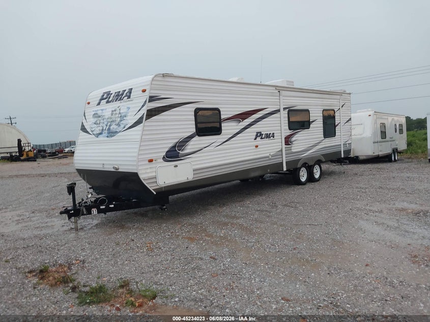 2013 Palomino Puma VIN 4X4TPUF25DP041546 IAAI salvage auction — HAIL, Clear (Missouri), sold $3,100 on 2026-07-07 (photo 2)