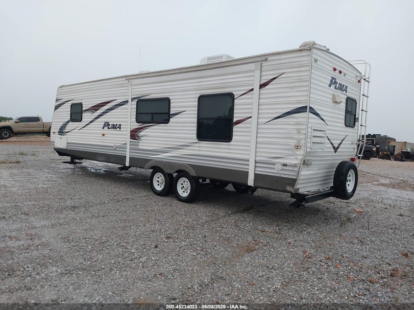 2013 Palomino Puma VIN 4X4TPUF25DP041546 IAAI salvage auction — HAIL, Clear (Missouri), sold $3,100 on 2026-07-07 (photo 3)