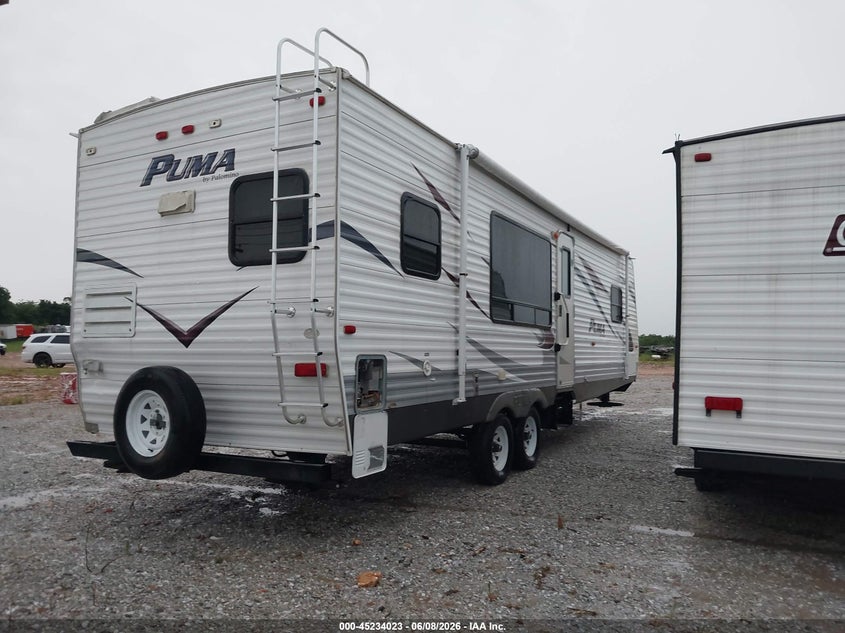 2013 Palomino Puma VIN 4X4TPUF25DP041546 IAAI salvage auction — HAIL, Clear (Missouri), sold $3,100 on 2026-07-07 (photo 4)