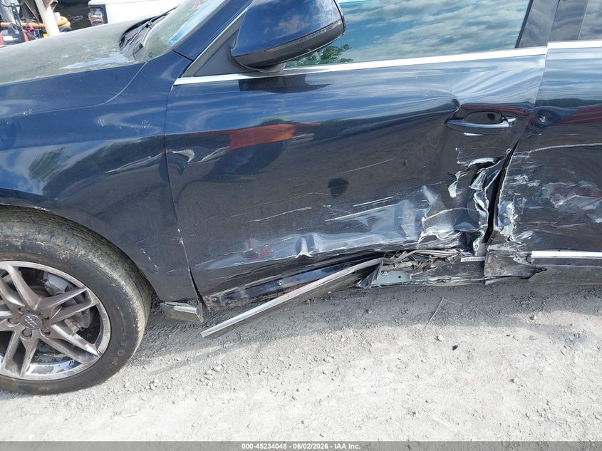 2014 Audi Q5 VIN WA1LFAFP3EA027467 IAAI salvage auction — LEFT SIDE, Salvage Title, sold $1,125 on 2026-07-14 (photo 6)