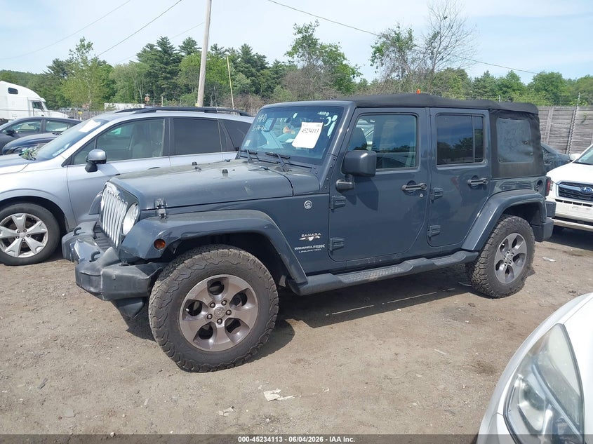 2018 Jeep Wrangler / VIN 1C4BJWEG5JL830035 IAAI salvage auction — LEFT FRONT, Salvage (Massachusetts), sold $7,850 on 2026-07-31 (photo 2)