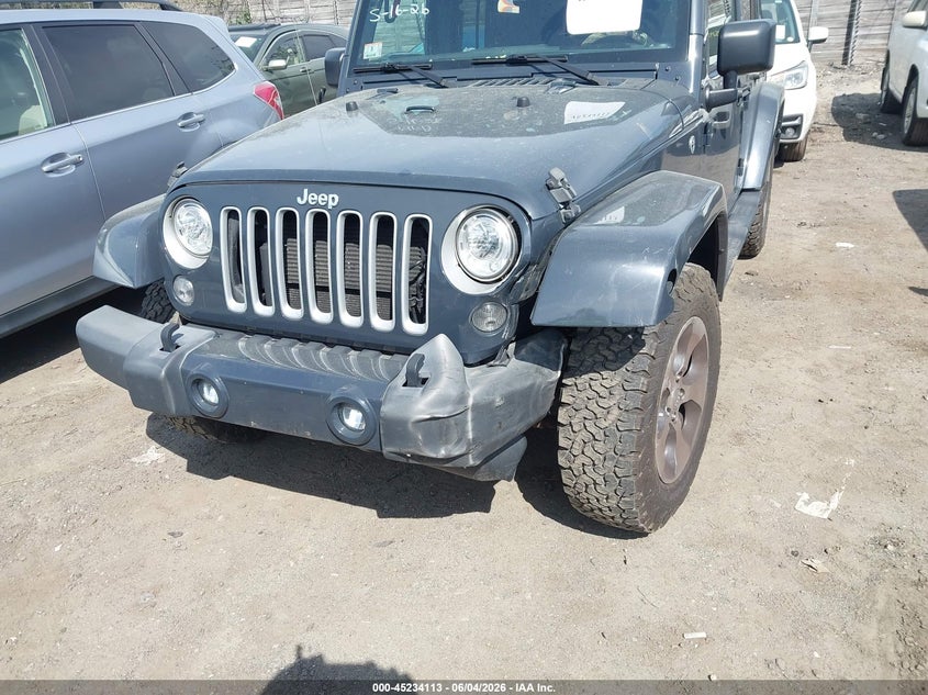 2018 Jeep Wrangler / VIN 1C4BJWEG5JL830035 IAAI salvage auction — LEFT FRONT, Salvage (Massachusetts), sold $7,850 on 2026-07-31 (photo 6)