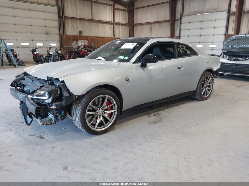 2025 Dodge Charger daytona VIN 2C3CDBDK7SR547434 IAAI salvage auction — SIDE, Salvage Title, sold $22,675 on 2026-09-24 (photo 2)