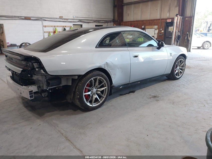 2025 Dodge Charger daytona VIN 2C3CDBDK7SR547434 IAAI salvage auction — SIDE, Salvage Title, sold $22,675 on 2026-09-24 (photo 4)