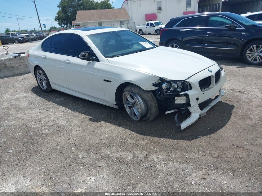 2016 BMW 5er VIN WBA5A5C55GG353761 IAAI salvage auction — FRONT END, Salvage Title, sold $1,450 on 2026-07-14 (photo 1)