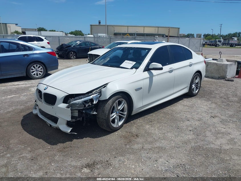 2016 BMW 5er VIN WBA5A5C55GG353761 IAAI salvage auction — FRONT END, Salvage Title, sold $1,450 on 2026-07-14 (photo 2)