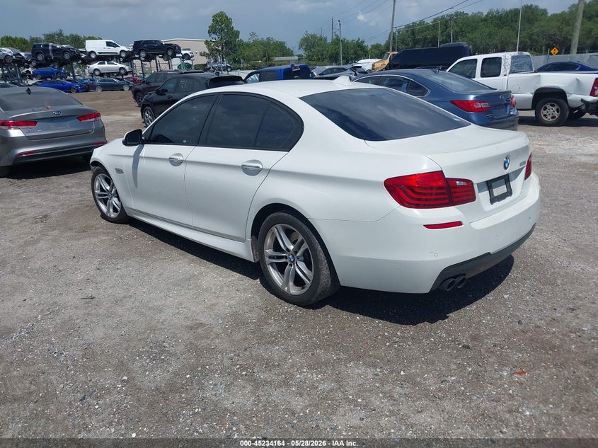 2016 BMW 5er VIN WBA5A5C55GG353761 IAAI salvage auction — FRONT END, Salvage Title, sold $1,450 on 2026-07-14 (photo 3)