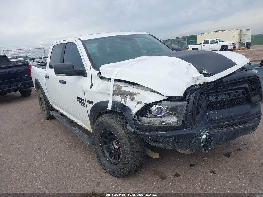 2021 Ram 1500 VIN 1C6RR7LT5MS536441 IAAI salvage auction — FRONT END, Salvage Title, sold $4,650 on 2026-07-28 (photo 1)
