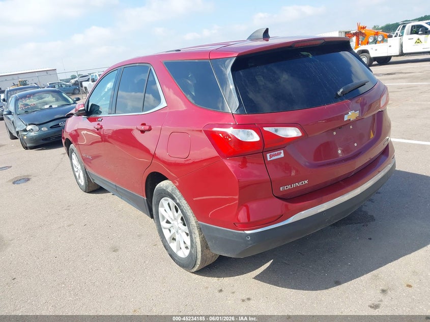 2018 Chevrolet Equinox VIN 2GNAXSEVXJ6162458 IAAI salvage auction — FRONT END, Regular (South Dakota), sold $1,575 on 2026-07-10 (photo 3)