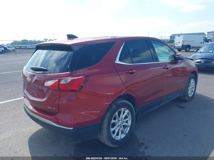 2018 Chevrolet Equinox VIN 2GNAXSEVXJ6162458 IAAI salvage auction — FRONT END, Regular (South Dakota), sold $1,575 on 2026-07-10 (photo 4)