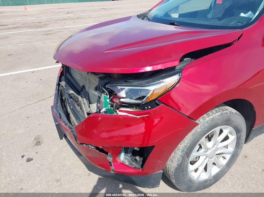 2018 Chevrolet Equinox VIN 2GNAXSEVXJ6162458 IAAI salvage auction — FRONT END, Regular (South Dakota), sold $1,575 on 2026-07-10 (photo 6)