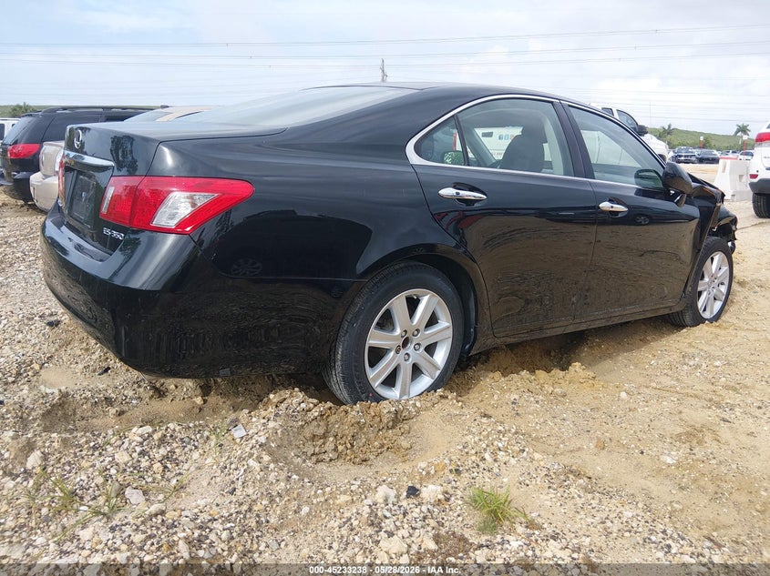 2007 Lexus ES VIN JTHBJ46G772062512 IAAI salvage auction — RIGHT FRONT, Certificate Of Destruction (Florida), sold $975 on 2026-07-14 (photo 4)