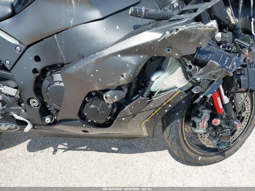 2023 Kawasaki Zx VIN JKBZXVM14PA005280 IAAI salvage auction — RIGHT FRONT, Salvage Title, sold $1,100 on 2026-07-21 (photo 8)
