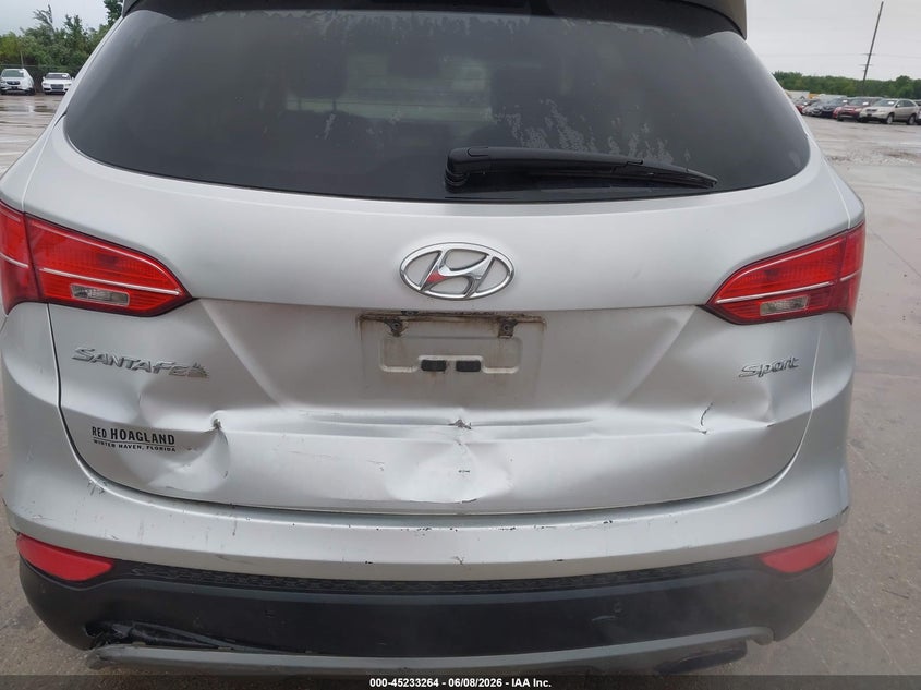 2014 Hyundai Santa fe VIN 5XYZU3LBXEG226364 IAAI salvage auction — REAR END, Salvage Title, sold $1,600 on 2026-07-11 (photo 6)