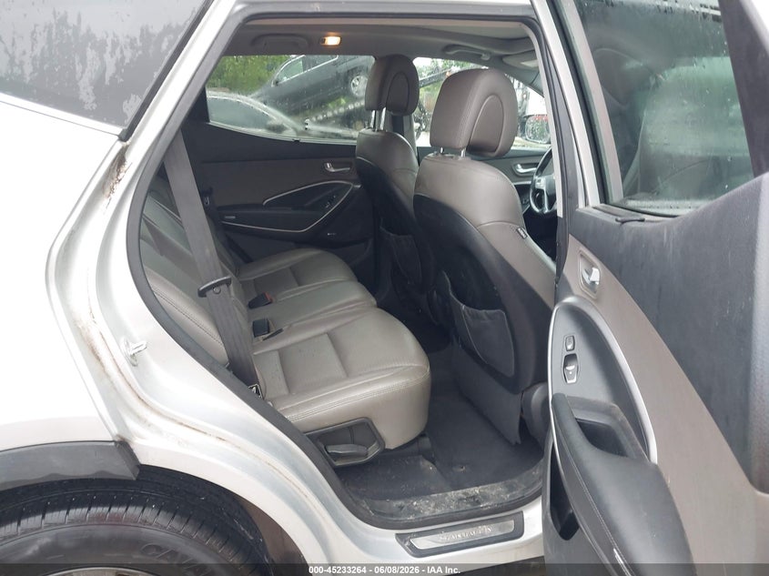 2014 Hyundai Santa fe VIN 5XYZU3LBXEG226364 IAAI salvage auction — REAR END, Salvage Title, sold $1,600 on 2026-07-11 (photo 8)