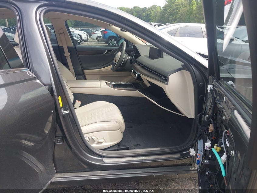 2021 Genesis G80 VIN KMTGC4SD7MU043800 IAAI salvage auction — FRONT END, Salvage (Georgia), sold $10,800 on 2026-07-08 (photo 5)