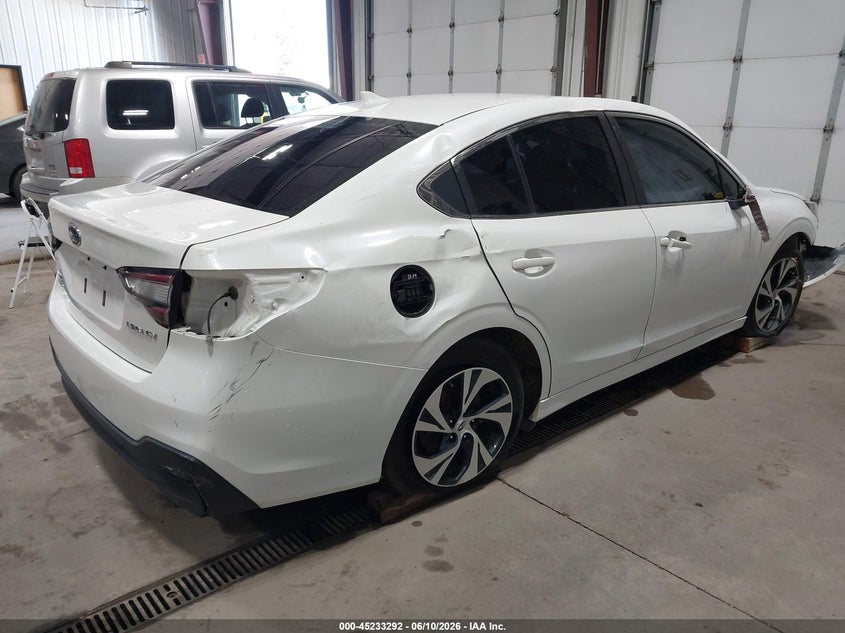 2021 Subaru LEGACY VIN 4S3BWAD67M3011724 IAAI salvage auction — FRONT END, Salvage (North Dakota), sold $1,100 on 2026-07-09 (photo 4)