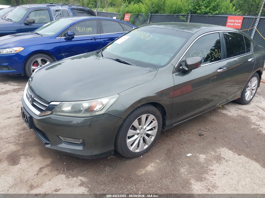 2013 Honda Accord VIN 1HGCR2F78DA255015 IAAI salvage auction — REAR END, Salvage Title, sold $1,650 on 2026-07-29 (photo 2)