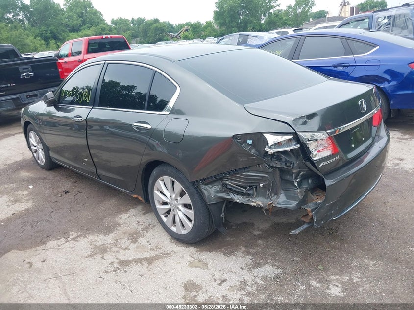 2013 Honda Accord VIN 1HGCR2F78DA255015 IAAI salvage auction — REAR END, Salvage Title, sold $1,650 on 2026-07-29 (photo 3)