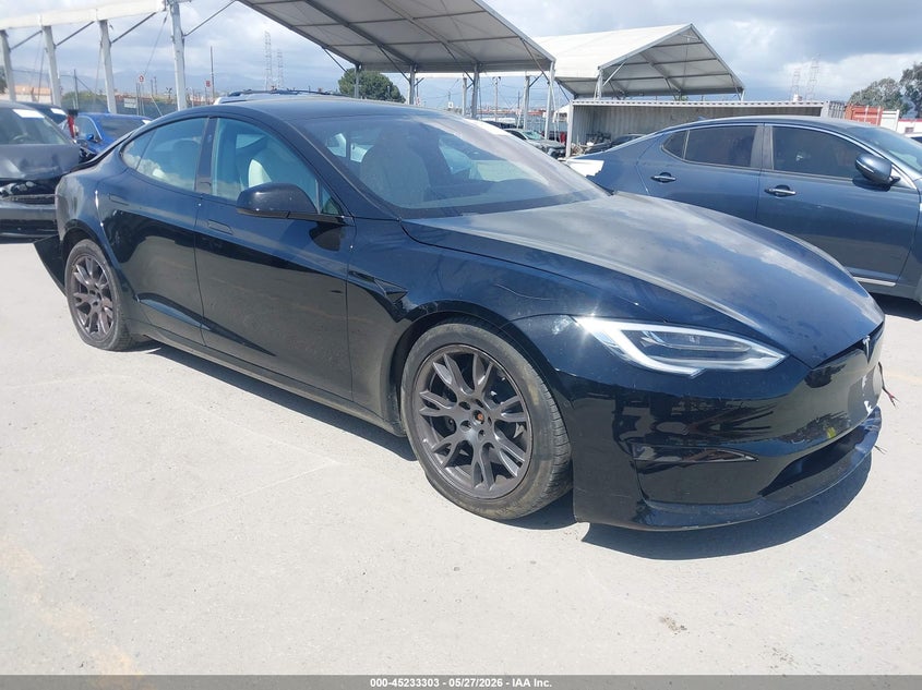2022 Tesla Model s VIN 5YJSA1E54NF459010 IAAI salvage auction — REAR END, Salvage Title, sold $13,350 on 2026-07-15 (photo 1)