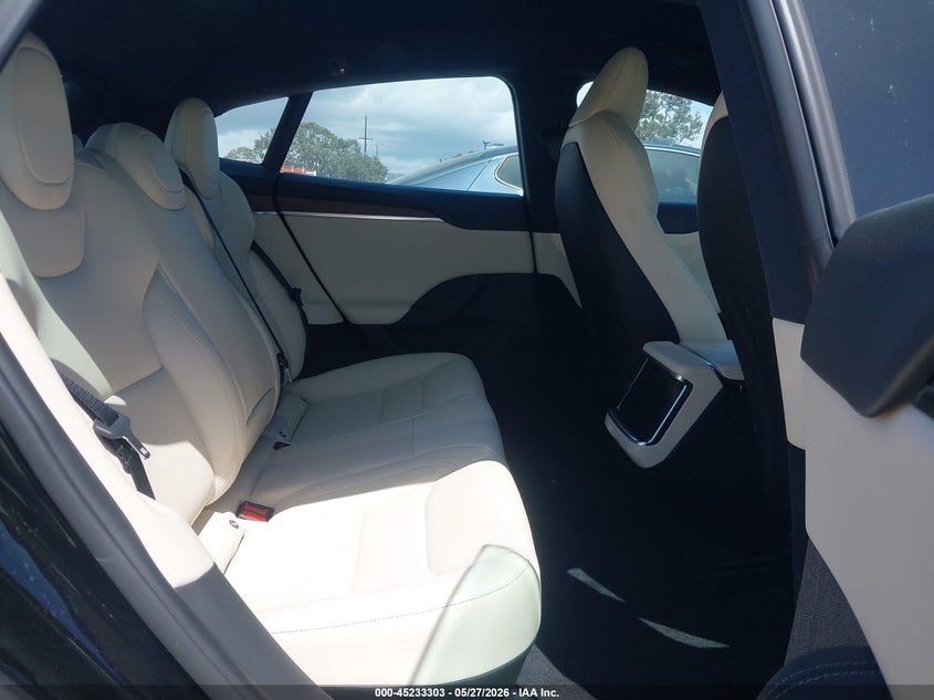 2022 Tesla Model s VIN 5YJSA1E54NF459010 IAAI salvage auction — REAR END, Salvage Title, sold $13,350 on 2026-07-15 (photo 8)