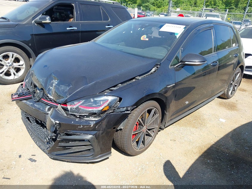 2021 Volkswagen Golf gti VIN 3VW6T7AU0MM006764 IAAI salvage auction — FRONT END, Salvage (Illinois), sold $3,350 on 2026-07-12 (photo 2)