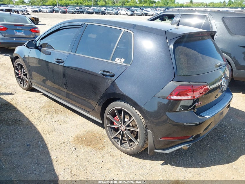 2021 Volkswagen Golf gti VIN 3VW6T7AU0MM006764 IAAI salvage auction — FRONT END, Salvage (Illinois), sold $3,350 on 2026-07-12 (photo 3)