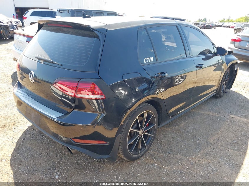 2021 Volkswagen Golf gti VIN 3VW6T7AU0MM006764 IAAI salvage auction — FRONT END, Salvage (Illinois), sold $3,350 on 2026-07-12 (photo 4)