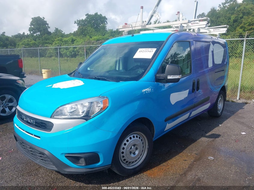 2022 Ram Promaster city VIN ZFBHRFAB1N6X48212 IAAI salvage auction — RIGHT SIDE, Salvage Title, sold $1,050 on 2026-07-28 (photo 2)